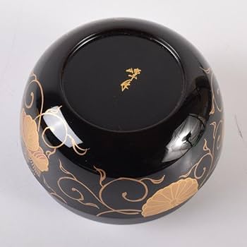 Amazon.co.jp: 茶道具 輪島塗 峰月作 菊桐唐草蒔絵 平大棗 共箱